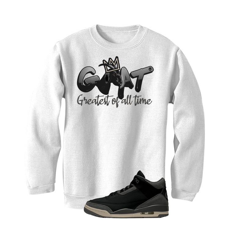 A Ma Maniere x Air Jordan 3 Black White T-Shirt (Goat) product image 4