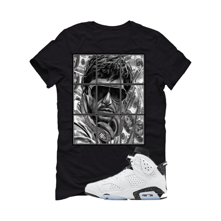 Air Jordan 6 Reverse Oreo Black T-Shirt (PACINO) product image 2