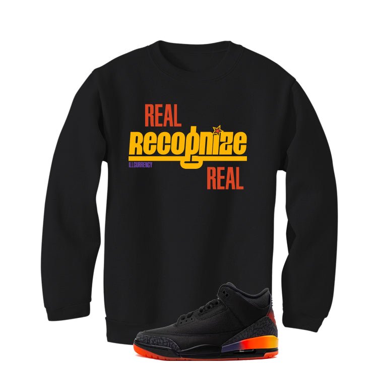 J Balvin x Air Jordan 3 Rio Black T-Shirt (REAL RECOGNIZED product image 3