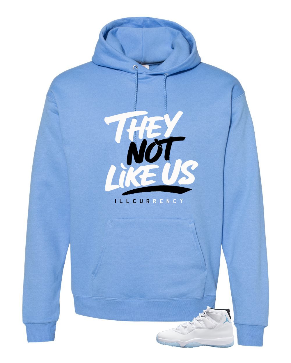Air Jordan 11 Legend Blue Carolina T-Shirt (They not like product image 3