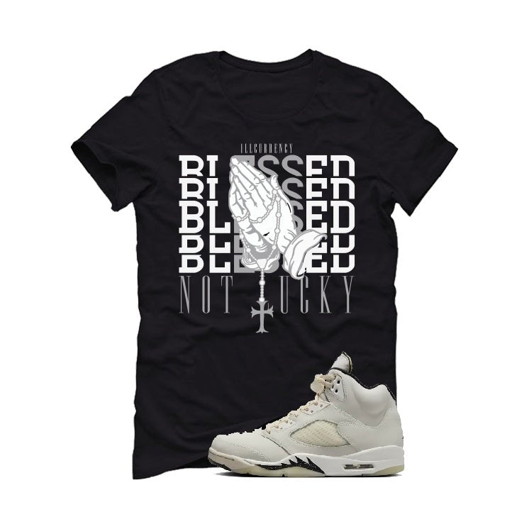 Air Jordan 5 SE “Sail” | illcurrency Black T-Shirt (Blessed product image 2