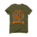 Air Jordan 5 “Olive” | illcurrency Military Green T-Shirt product image 1