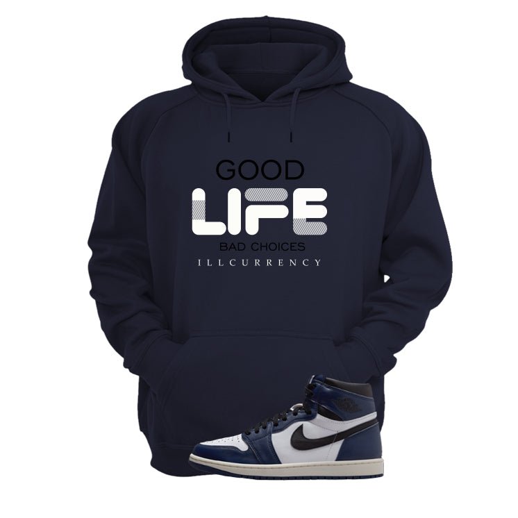 Air Jordan 1 High OG Midnight Navy Blue T-Shirt (Bad product image 3