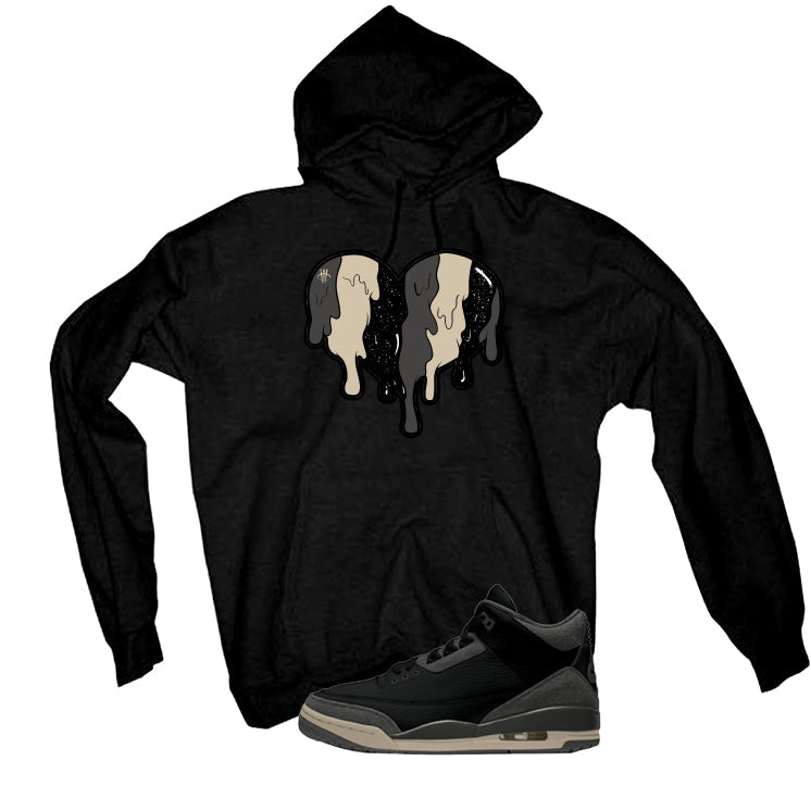 A Ma Maniere x Air Jordan 3 Black T-Shirt (Heart) product image 3