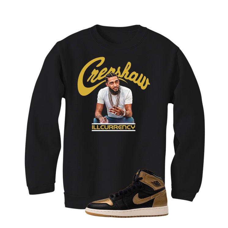 Air Jordan 1 High OG Metallic Gold Black T-Shirt product image 4