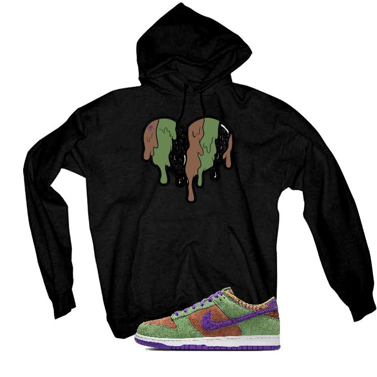 Nike Dunk Low “Veneer” | illcurrency Black T-Shirt (Heart) product image 3