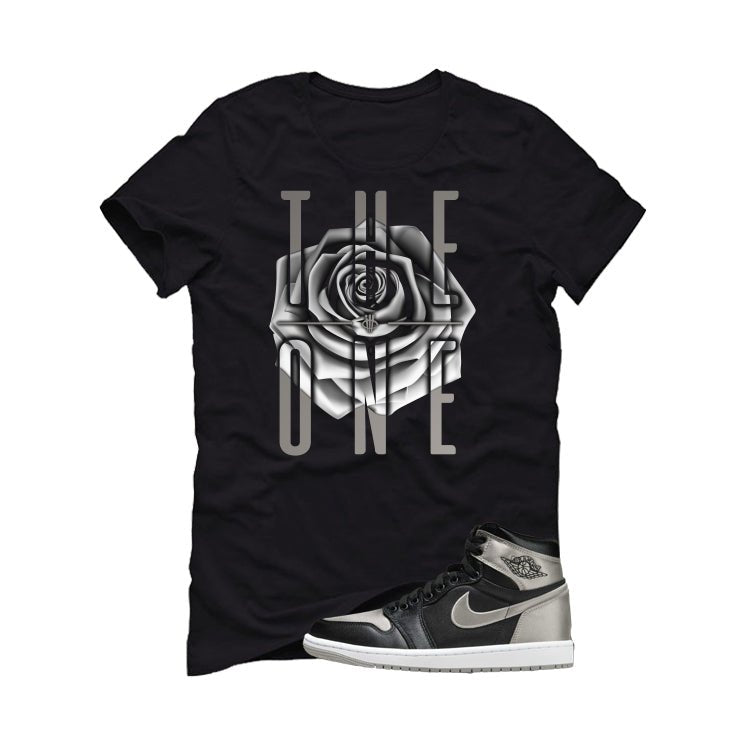 Air Jordan 1 High OG WMNS Satin Shadow Black T-Shirt (The product image 2