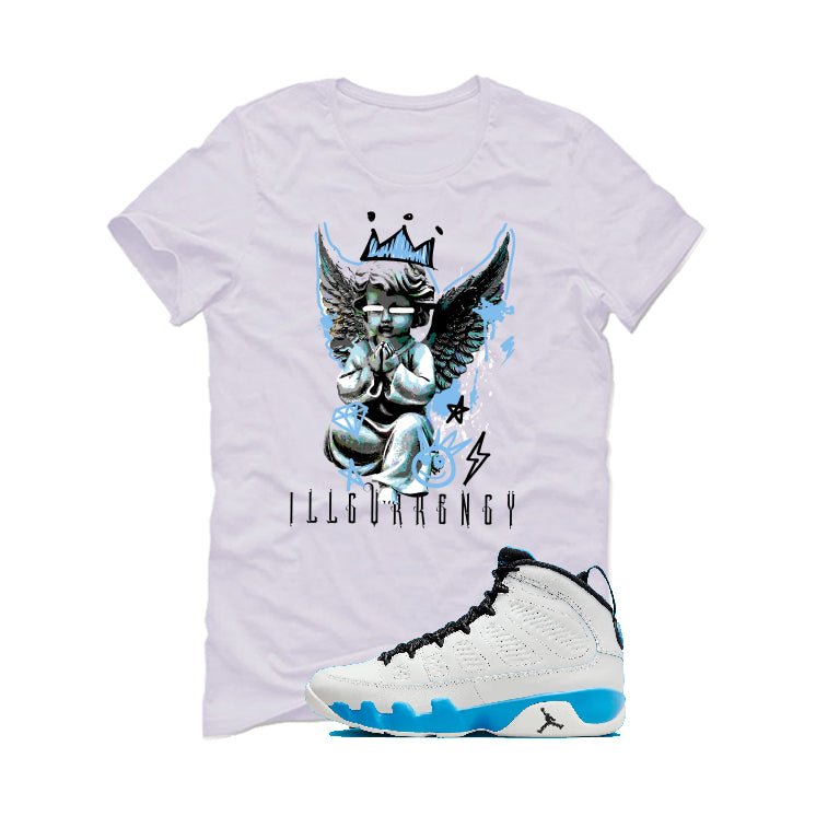 Air Jordan 9 “Powder Blue” | illcurrency White T-Shirt product image 2
