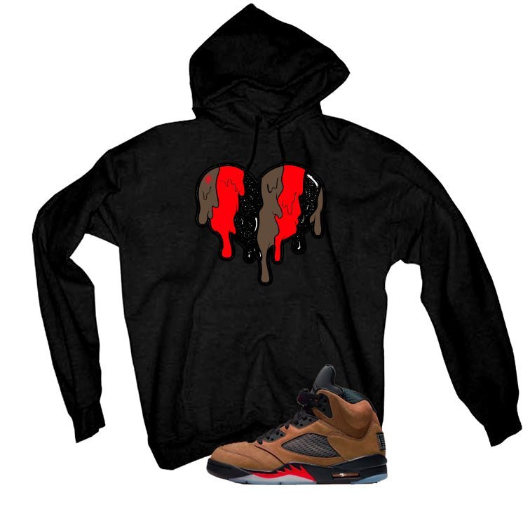 Air Jordan 5 Archaeo Brown Black T-Shirt (Heart) product image 3
