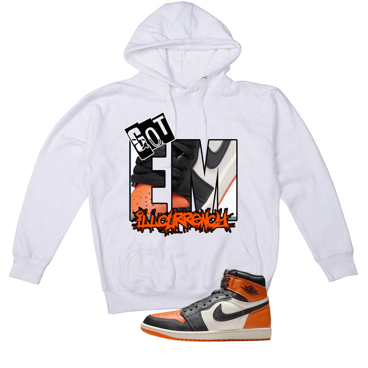 Air Jordan 1 High OG Shattered Backboard White T-Shirt (GOT product image 3
