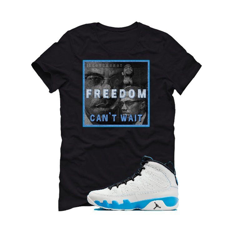 Air Jordan 9 “Powder Blue” | illcurrency Black T-Shirt product image 2