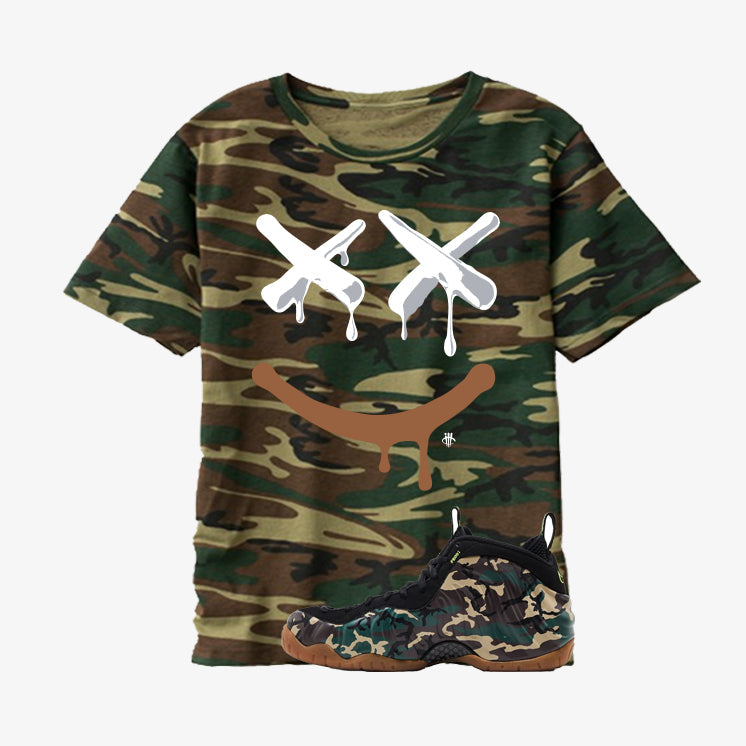 Nike Air Foamposite Pro Camo Matching T-Shirt Happy Drip product image 2