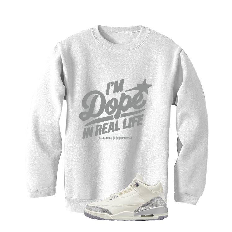 Air Jordan 3 WMNS Sail White T-Shirt (DOPE)| illcurrency product image 4