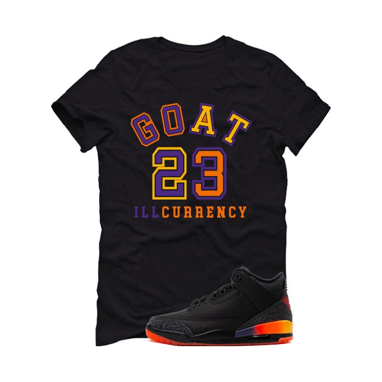 J Balvin x Air Jordan 3 Rio Black T-Shirt (GOAT 23) product image 2