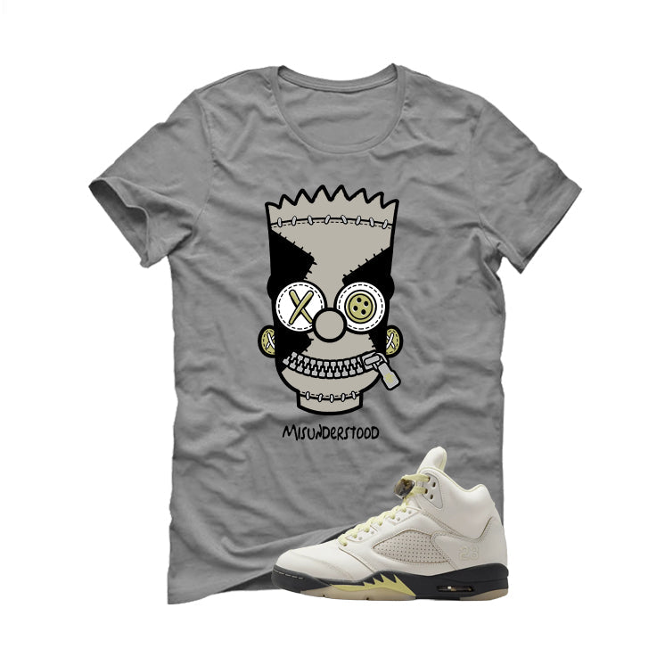 Air Jordan 5 WMNS Luminous Green Grey T-Shirt product image 2