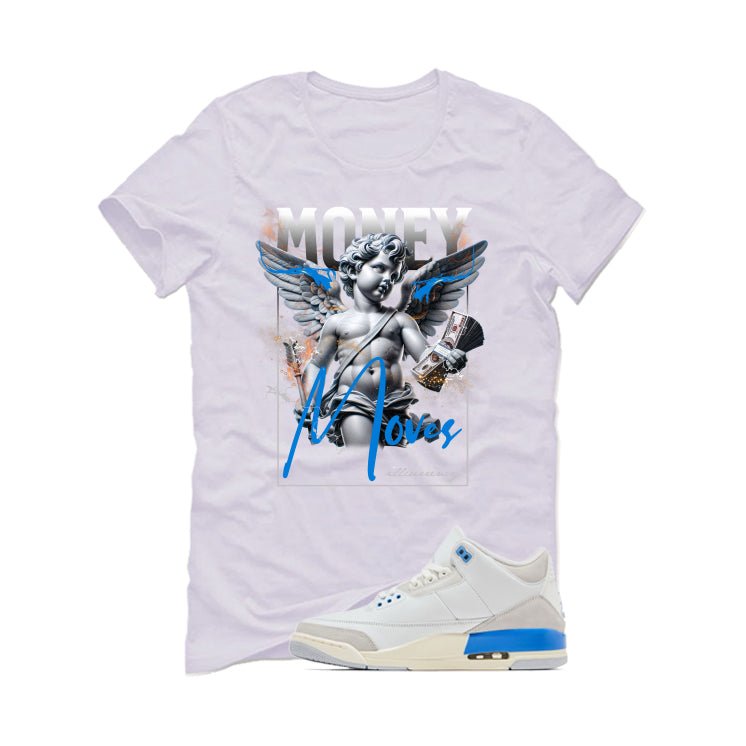 Air Jordan 3 Lucky Shorts White T-Shirt (Money Moves) product image 2