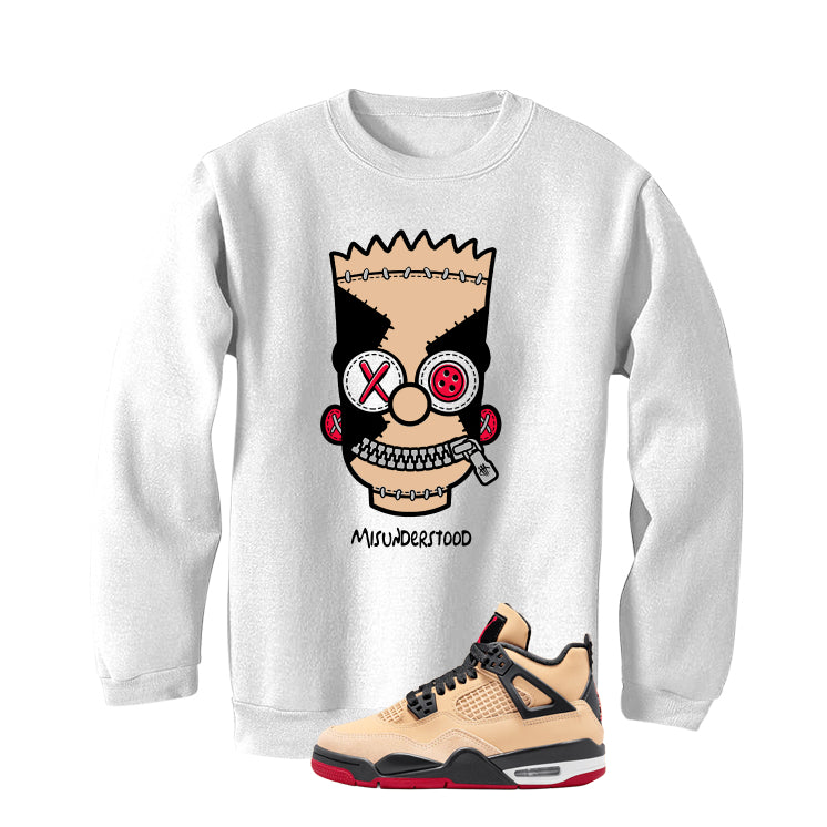 Air Jordan 4 Pizza (GS) White T-Shirt (Misunderstood) product image 4
