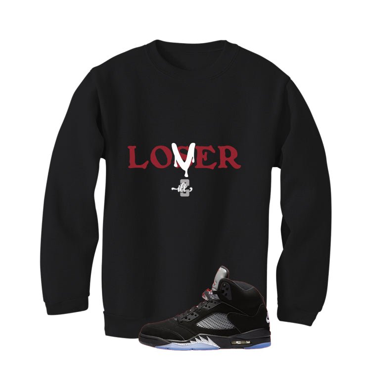 Air Jordan 5 Black Metallic Reimagined T-Shirt (Loser) product image 4