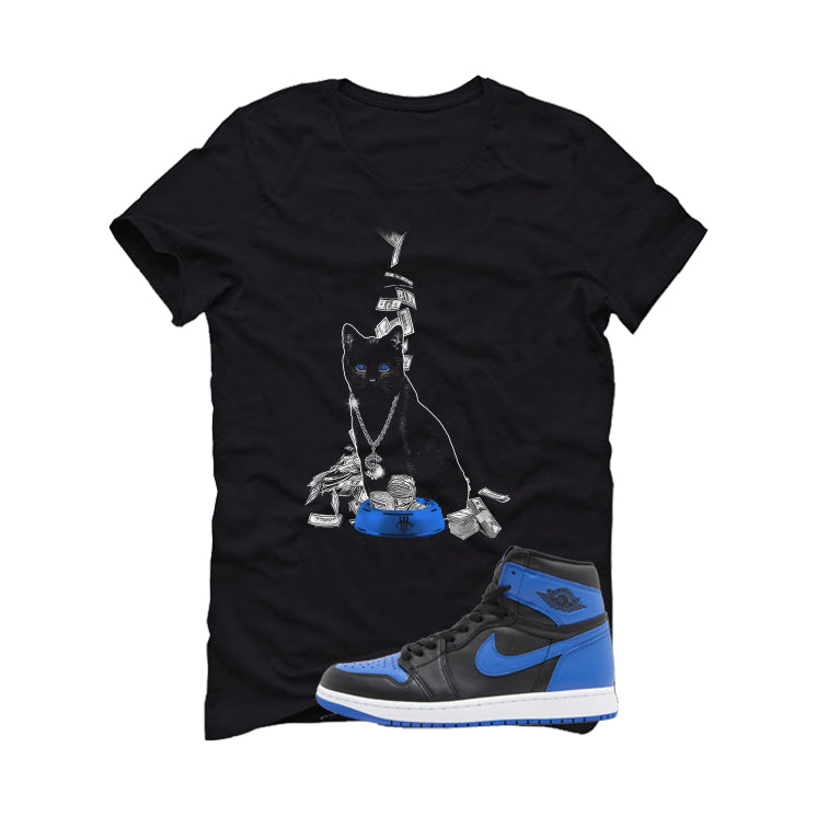 Air Jordan 1 High OG Royal Matching T-Shirt Money Cat product image 2