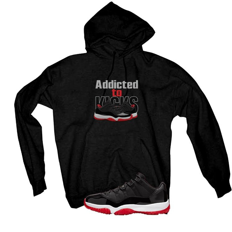 Air Jordan 11 Low Bred Black T-Shirt (addicted to kicks) product image 3