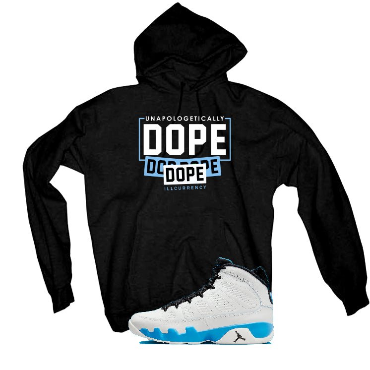 Air Jordan 9 “Powder Blue” | illcurrency Black T-Shirt product image 3