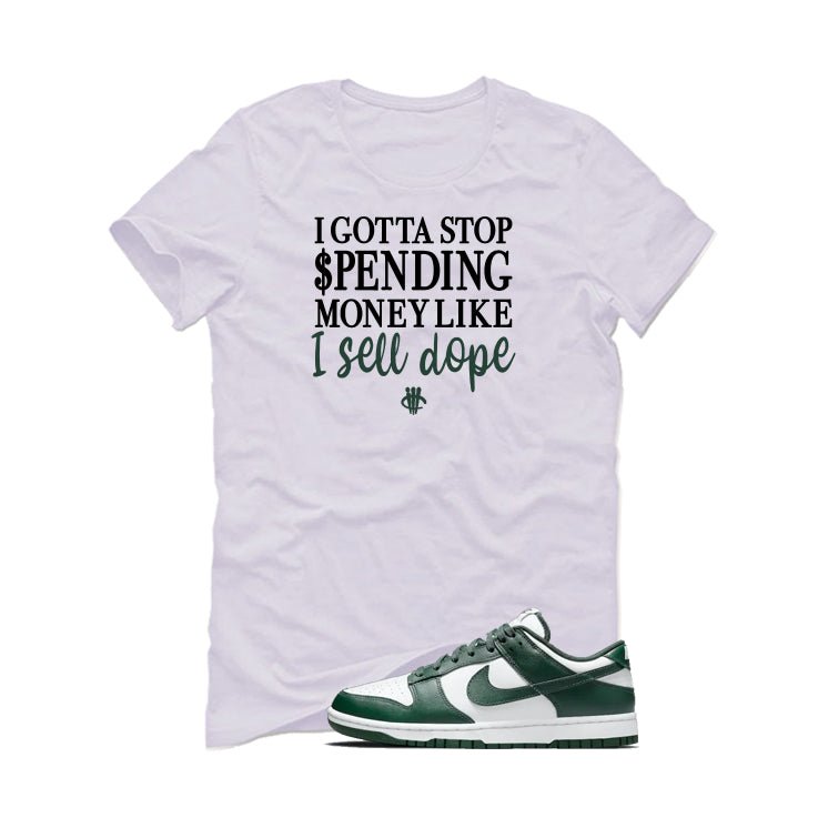 Nike Dunk Low Michigan State White T-Shirt (STOP SPENDING product image 2