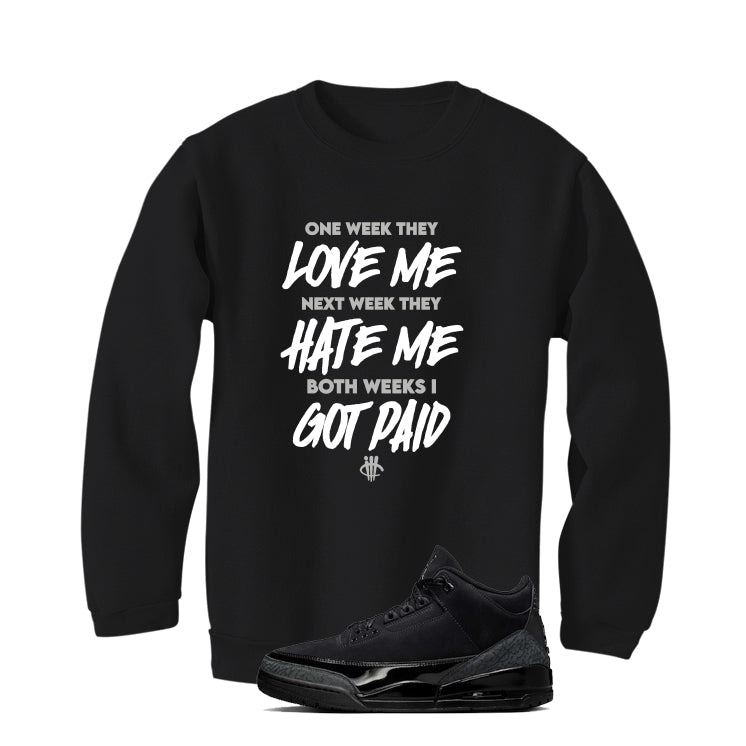Air Jordan 3 Black Cat T-Shirt (Paid)| illcurrency product image 4