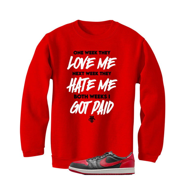 Air Jordan 1 Low OG Banned Matching T-Shirt, Sweatshirts & product image 4
