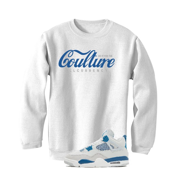 Air Jordan 4 “Military Blue” | illcurrency White T-Shirt product image 4
