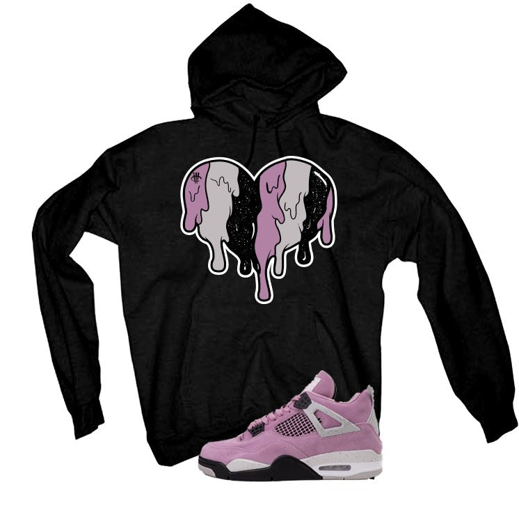 Air Jordan 4 WMNS Orchid Black T-Shirt (Heart)| illcurrency product image 3