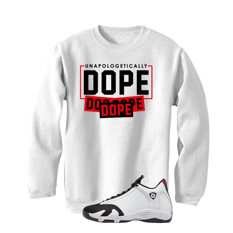 Air Jordan 14 Black Toe White T-Shirt (DOPE)| illcurrency product image 4