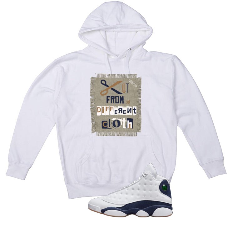 Air Jordan 13 Midnight Navy White T-Shirt (Cut from a product image 3