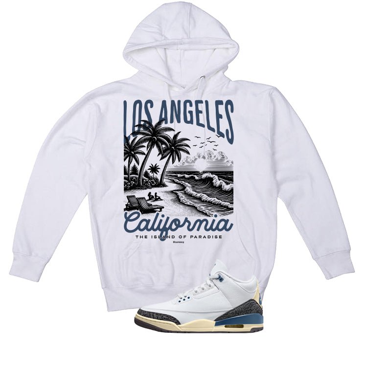 Air Jordan 3 OG SP Diffused Blue White T-Shirt (Los product image 3