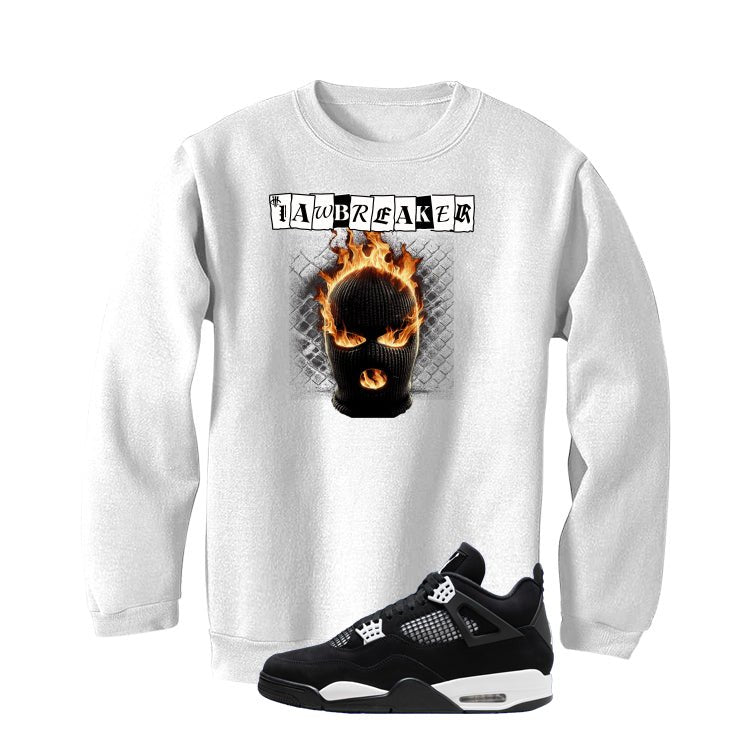 Air Jordan 4 White Thunder T-Shirt (law breaker) product image 4