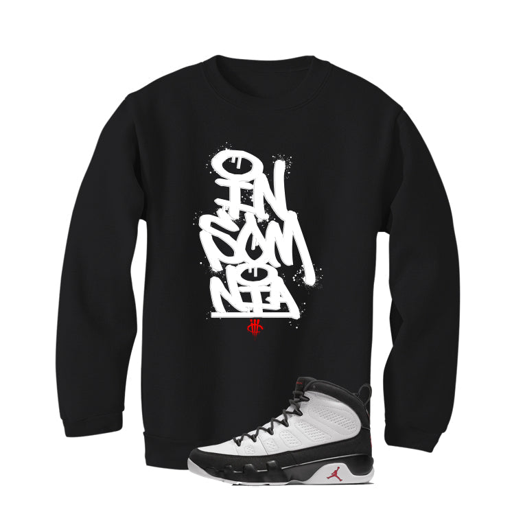 Air Jordan 9 OG Space Jam Matching T-Shirt Black product image 4