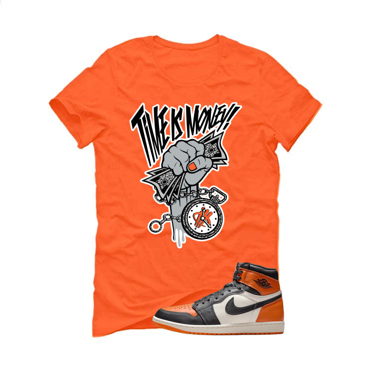 Air Jordan 1 High OG Shattered Backboard Orange T-Shirt product image 2