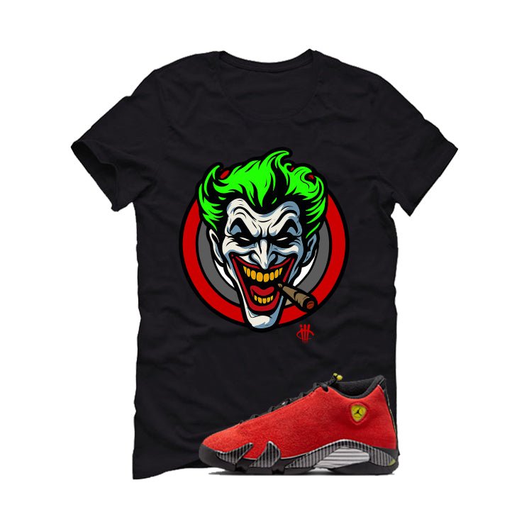 Air Jordan 14 Ferrari Black T-Shirt (Joke The Joker) product image 2