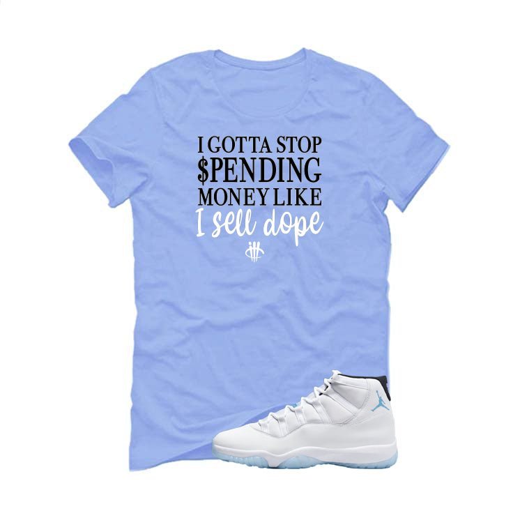 Air Jordan 11 Legend Blue Carolina T-Shirt (Gotta Stop product image 2