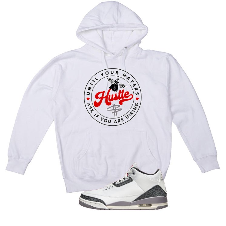 Air Jordan 3 Cement Grey White T-Shirt (Haters Catch Up) product image 3