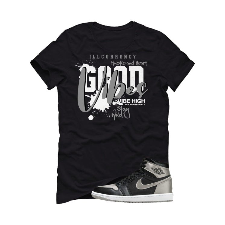 Air Jordan 1 High OG WMNS Satin Shadow Black T-Shirt product image 2