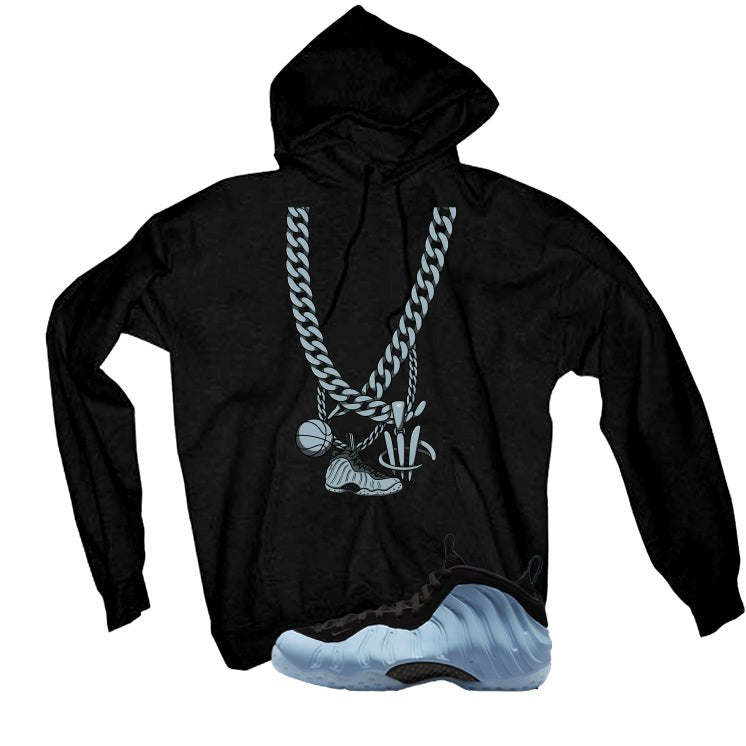 Nike Air Foamposite One Psychic Blue Black T-Shirt (Foam product image 3
