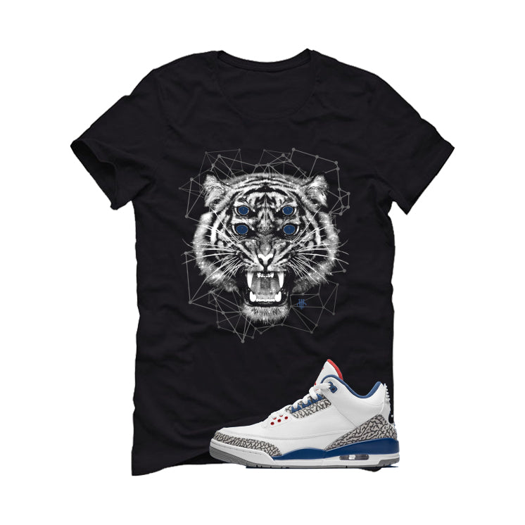 Air Jordan 3 True Blue Matching T-Shirt Black (Four Eyes) product image 2