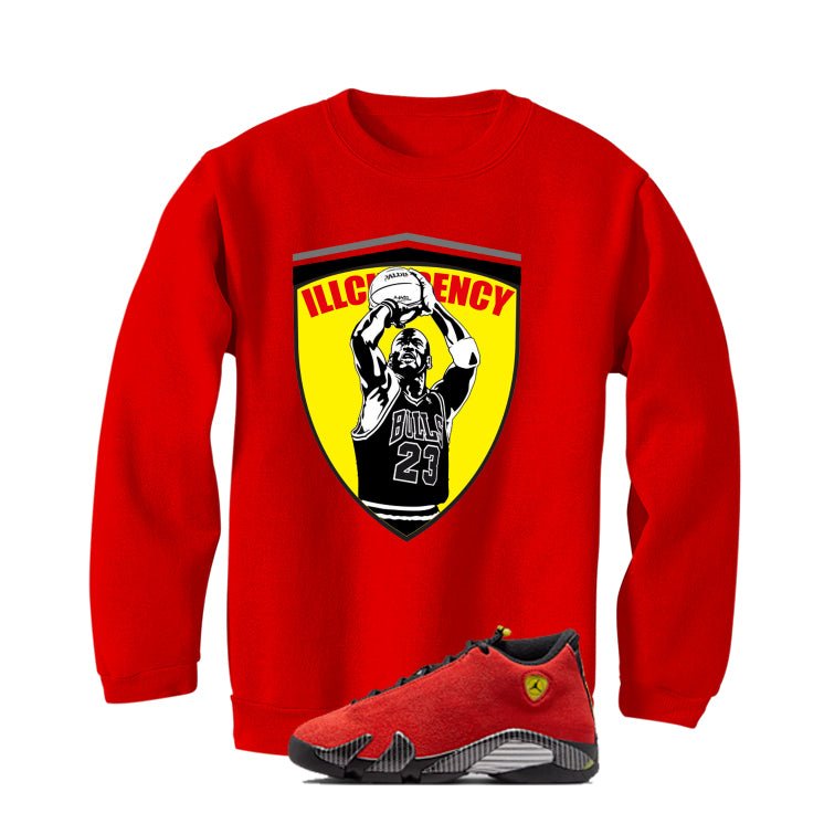 Air Jordan 14 Ferrari Red T-Shirt illcurrency product image 4