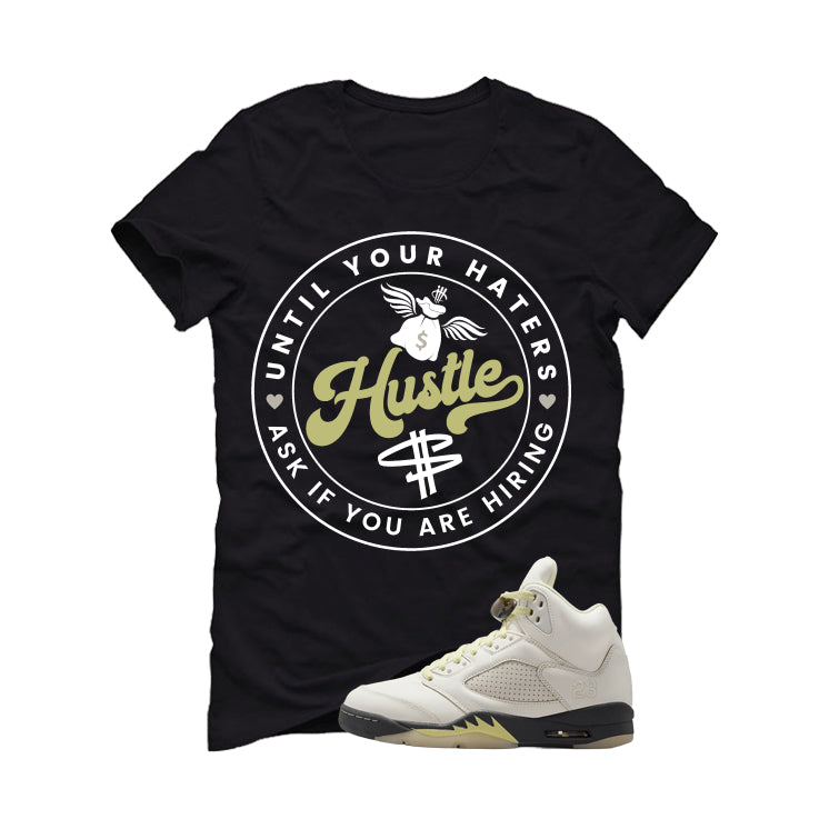 Air Jordan 5 WMNS Luminous Green Black T-Shirt (Haters product image 2