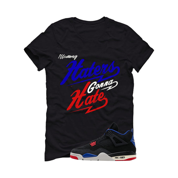 Air Jordan 4 Rare Black T-Shirt (Haters gonna hate) product image 2