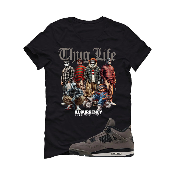 Air Jordan 4 Cave Stone Black T-Shirt (Thug Life product image 2