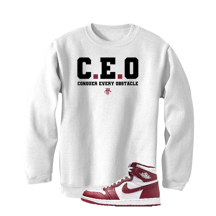Air Jordan 1 High OG “Team Red” | illcurrency White T-Shirt product image 4