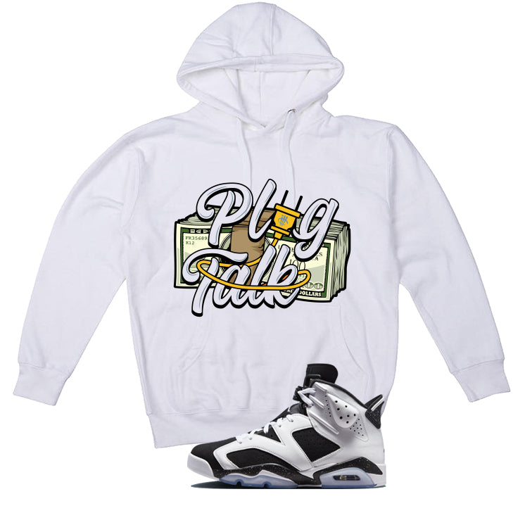 Air Jordan 6 Oreo Matching T-Shirt White (Plug Talk) product image 3
