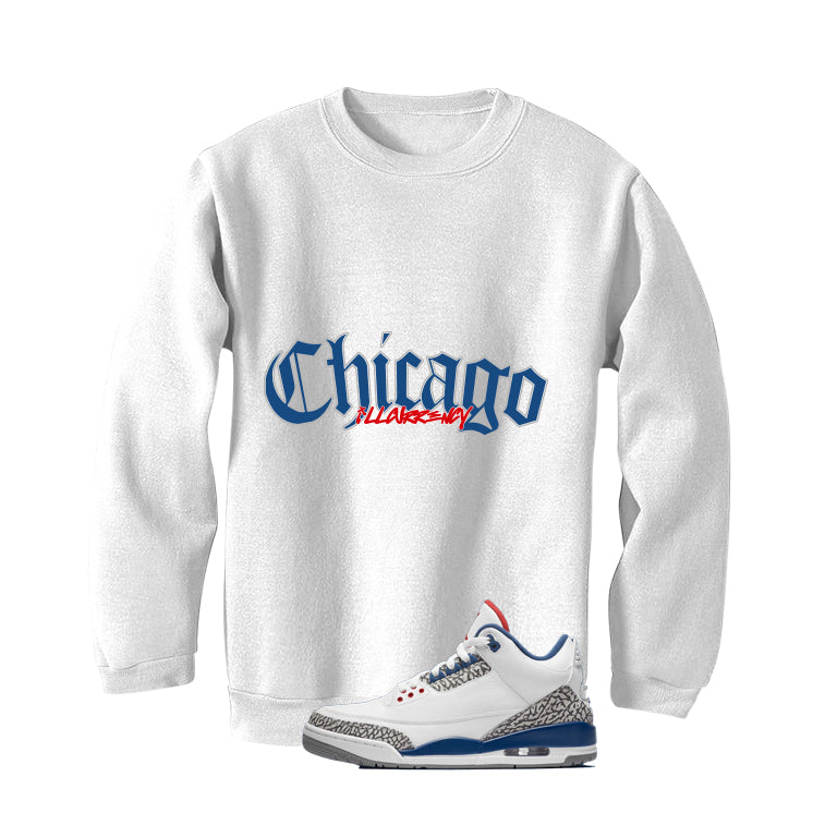 Air Jordan 3 True Blue Matching T-Shirt White (Chicago) product image 4