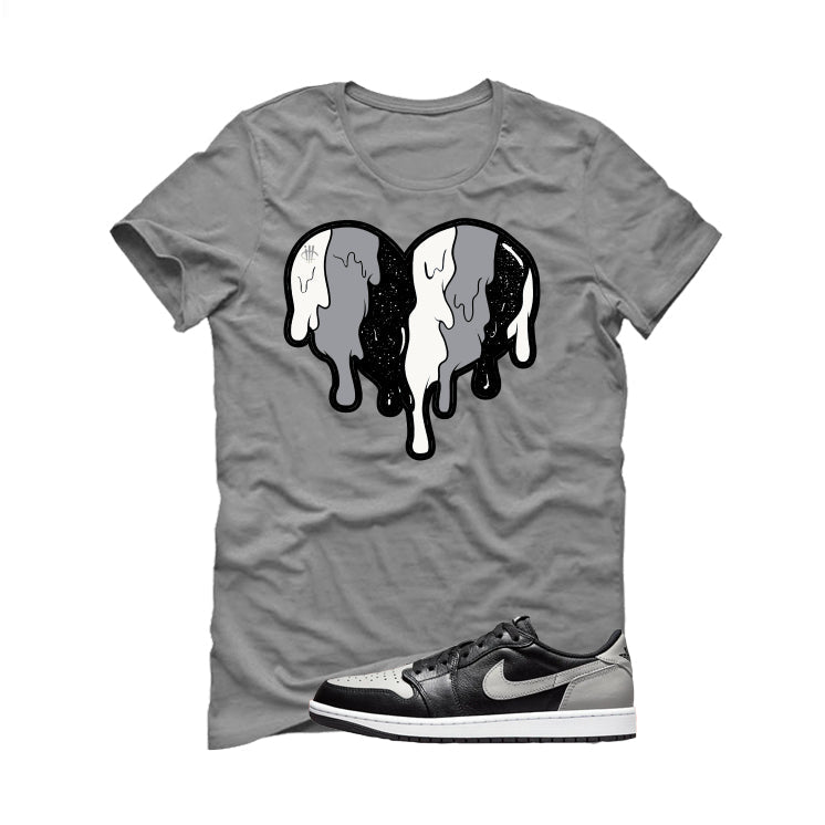Air Jordan 1 Low OG Shadow Grey T-Shirt (Heart) product image 2